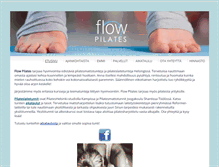 Tablet Screenshot of flowpilates.fi